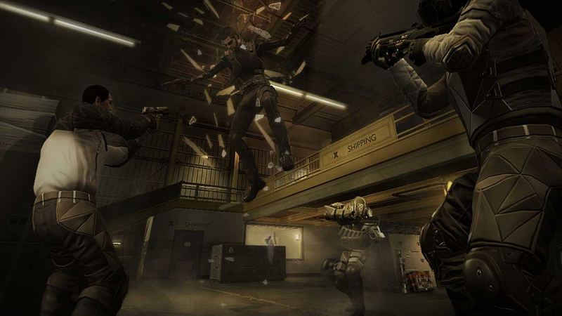 Illustration for article titled New Deus Ex: Human Revolution Screens Black, Gold & A Little Old